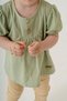 Baby Kids Green Cotton Leggings 2-Piece Set Trend Fashion Bottom Top Set - 5