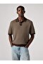 Sweater Knit Polo Kazak - 2