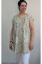 Cagla Green Size Whole Came Low Arm Combed Viscose T-Shirt - 5