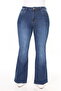 Flared Leg Lycra Large Size Jeans Trousers. - 4