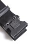 Special Security Black Color Plastic Buckle Perforated Palaska Webbing Belt - 3