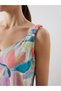 Lcwaikiki classic mixed floral smocked women's dress - 3