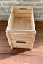 2Pcs Multipurpose Wooden Storage Basket-Box, In-Cabinet Laundry Kids Room Toy Organizer - 6