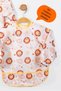 Liquid-Proof Baby Bib Set (2 Pieces) |   6-24 Months |   Wearable Long Sleeve Lion Pattern Bib - 3