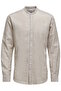 Beiges Herrenhemd - Solid Linen Noos (22019173-chi) - 2