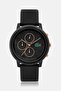 Men 2011247 Rubber Strap Watch 38 Mm, Black