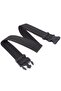 Special Security Black Color Plastic Buckle Webbing Palaska Belt - 3