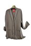 Plus Size Mother's Combed Cotton Four Button Stone Short Cardigan - 2