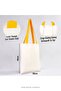 Girlboss Pompompurin Yellow Handle Cloth Canvas Bag with Inner Pocket Model-2 - 6