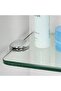 SAYAYO Glass Shelf Brackets Adjustable, Heavy Duty Clamp Holder for 8-10 mm Wood/Glass Shelves, Wall - 3