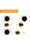 CKB Glass Clamp for 1/4"-3/8"(6mm-10mm) Glass, 2"*1"(50mm*3mm) 304 Stainless Steel Glass Clip for Gl - 6