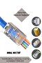 M117Xf Cat6 Jack/8Pcs-Metal Ez/New Generation Rj45 Cat6-8P/8C Open End/Cat6 Connector - 4