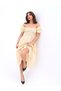 New Season Poplin Fabric Print Off-the-shoulder Short Sleeve Summer Dress Beach Dress 5525 - 4