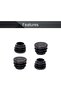 MroMax 50Pcs 0.75" OD Plastic Round Plugs Black Tubing End Cap Inserts for Metal Tubing and Fences P - 5