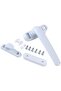 Window Handle 2PCS Universal Black Aluminum Alloy Window Door Handle Right Left Replacement Hardware