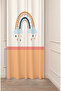 Special Design Rainbow Star Cloud Patterned Digital Printed (Single Wing) Children's Room Bohemian Background Curtain