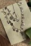 Zr Model Double Sun Charm Necklace (50-68cm) - 2
