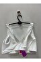 Lace Detailed Wire-Free Gathering C Cup White Bra - 780 - 2