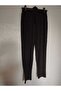 Slim, summer, viscose cotton high waist, 2-pocket pants - 6