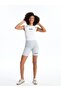 Elastic Waist Printed Women's Shorts