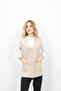 Steel Knitted 5 Button Chest Embroidered Mother Vest Stone - 8