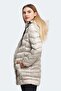Winter Zipper Hooded Waterproof Women's Coat White - 4