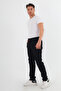 Siyah Slim Fit Basic Chino Esnek Gabardin Pantolon TMNSS25PL00018 - 12