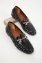 Black Women's Loafer Shoes 20602 - 2