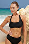 Siyah Bralette Kaplı Bikini Üstü TBESS25BU00041
