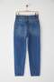 Koyu Mavi Yüksek Bel Mom %100 Pamuk Non-Stretch Jeans TWOSS25JE00277 - 6