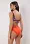 Çiçek Desenli Biyeli Bralette Kaplı Regular Yüksek Bel Bikini Takımı TBESS25BT00177 - 4