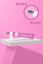 Hyaluronic Acid & Moisturizing (Pink) Eye Cream with Massage Head 18 ml - 4