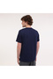 Ct100 Pes Men's Navy Blue Round Neck T-Shirt - 2