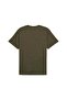 Essentials Heather Cat Men's Brown Round Neck T-Shirt - 2