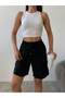 Elastic Waist Visco Linen Shorts - 5