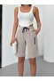 Women's Striped Combed Cotton Women's Shorts