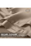 3-Piece Duvet Cover Set, 100% Cotton Luxury Sateen, Beige - 6
