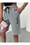 Women's Striped Combed Cotton Women's Shorts - 5