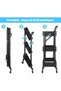 Metal cart for organizing household and kitchen items, foldable. Measurements are shown in the pictures. - 5