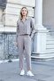 Women's Lycra-Free Modal Fabric Long Sleeve Lightweight Short Shirt-Smoke