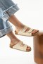Charlie Double Velcro Double Banded Soft Comfortable Sole Anatomical Daily Banded Women's Slippers - 3