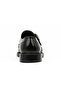 Genuine Leather Black Classic Leather Men's Shoes with Buckle Detail - K0044 - 4