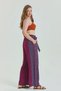 Women's Plus Size Trousers with Elastic Waist Belt Detail - 7