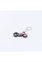 Motor silicone keychain, pink