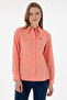 Women's Pomegranate Flower Long Sleeve Basic Shirt 50307726 -Vr039