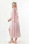 Women's Cape Sleeve Nightgown Dressing Gown Set Relaxed Long Sleeve V-Neck - 4