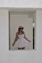 Women's White Strap Dress 1026- 221553 - 3