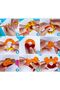 50Pcs Blue Color Chenille, Educational Chenille Set, Fuzzy Wire, Plush Wire, Velvet Chenille, Craft Material - 7