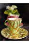 Porcelain Hand Decorated 2 Pieces Coffee Cup - 5