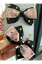 Buckle;A Pair of Gold Polka Dot Children's Bow Buckles. - 4